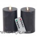 17 Stories Modern Cylindrical Flicker Flameless Candle Set STSS6505